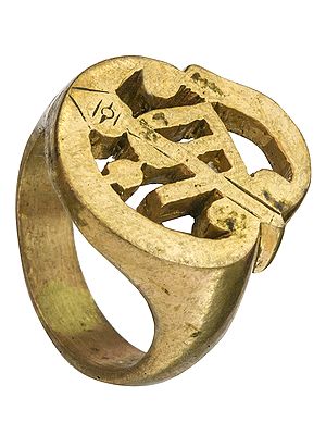 Karttikeya Ring with Tamil OM (AUM)