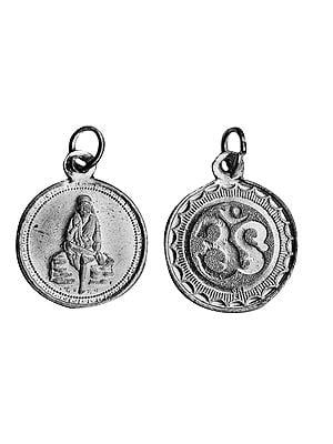 Shridi Sai Baba Pendant with OM (AUM) on Reverse (Two Sided Pendant)