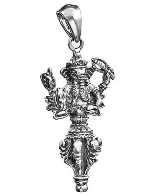 Lord Ganesha Phurpa Pendant