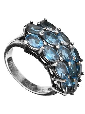 Soothing Faceted Topaz Ring