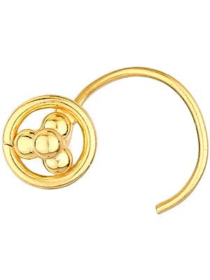 Buy Brilliant Gold Nose Rings Only at Exotic India