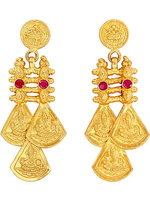 Lord Ganesha Earrings (South Indian Temple Jewelry)