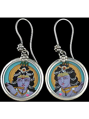 Lord Krishna Earrings