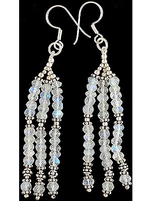 Rainbow Moonstone Earrings
