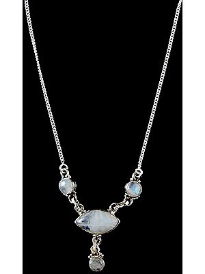 Rainbow Moonstone Necklace