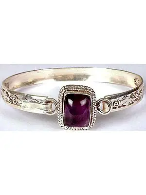 Rectangular Amethyst Bracelet