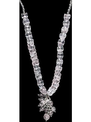 Rose Quartz Necklace | Sterling Silver Necklaces
