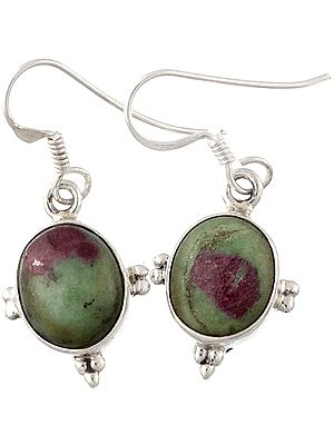 Ruby Zoisite Earrings