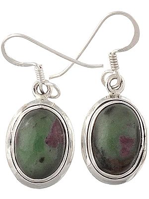Ruby Zoisite Earrings