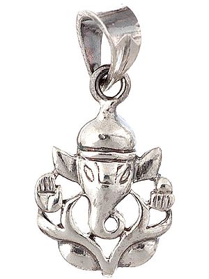 Sterling Ganesha Pendant