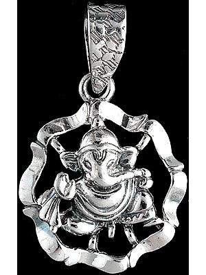 Sterling Ganesha Pendant