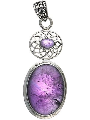 Twin Amethyst Pendant