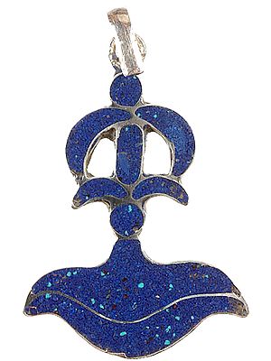 Vajra-chopper Inlay Pendant