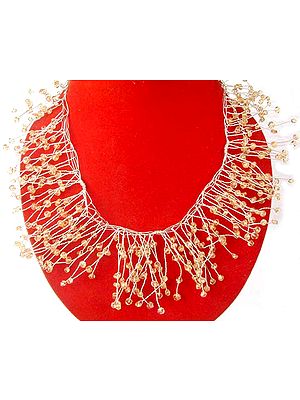 Wire Necklace of Citrine