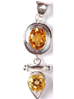 A Pair of Fine Cut Citrines