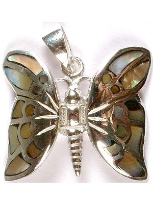 Abalone Butter Fly Pendant