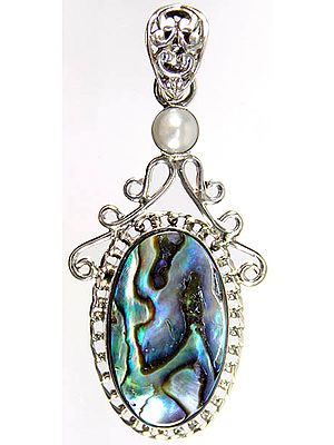 Abalone Pendant with Pearl