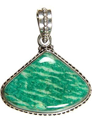 Amazonite Expanded Teardrop Pendant