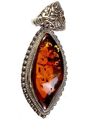 Amber Marquis Pendant