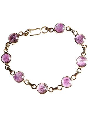 Amethyst Cabochon Bracelet