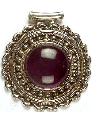 Amethyst Circular Pendant
