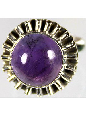Amethyst Circular Ring
