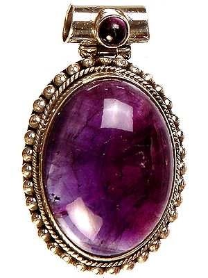 Amethyst Oval Pendant