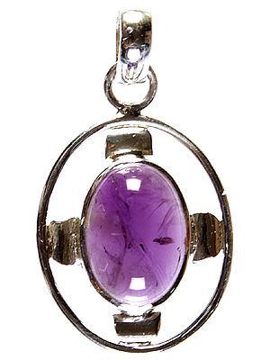 Amethyst Oval Pendant