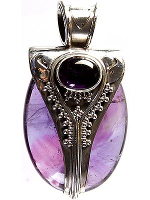 Amethyst Oval Pendant