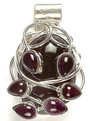 Amethyst Pendant in Self Embrace