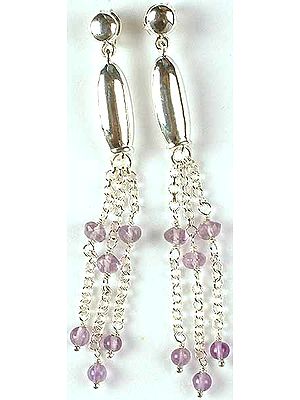 Amethyst Shower Earrings