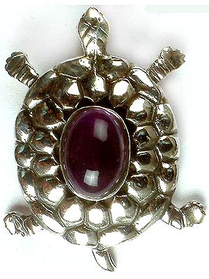 Amethyst Tortoise Pendant