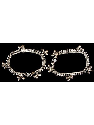 Anklets with Mango Motifs