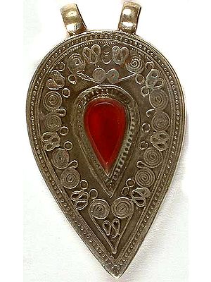 Antiquated Pendant From Afghanistan With Filigree