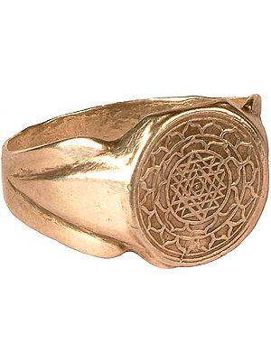 Antiquated Sri Yantra Ring