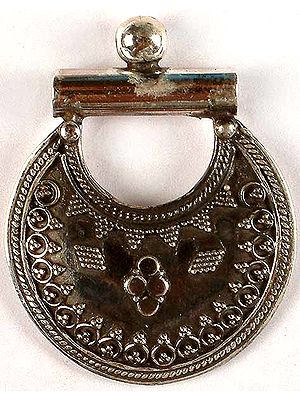 Antiquated Sterling Pendant From Rajasthan