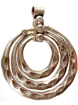 Antiquated Sterling Tribal Pendant