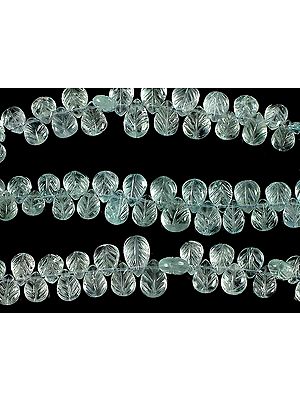 Aquamarine Carved Briolette