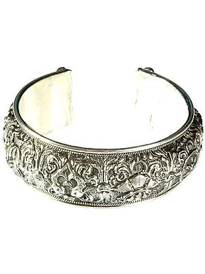 Ashtamangala Cuff Bracelet