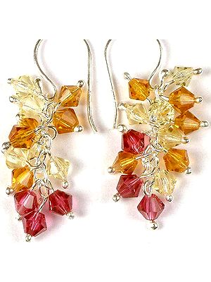 Australian Crystal Bunch Earrings