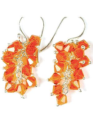 Australian Crystal Bunch Earrings