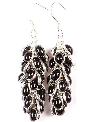 Black Onyx Bunch Earrings