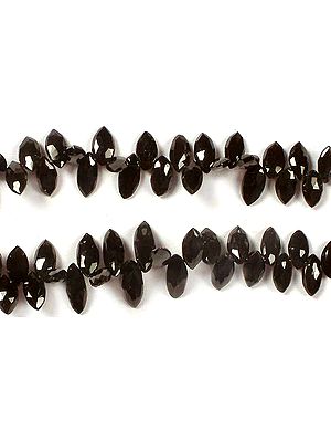 Black Onyx Faceted Marquis | Gemstone Beads