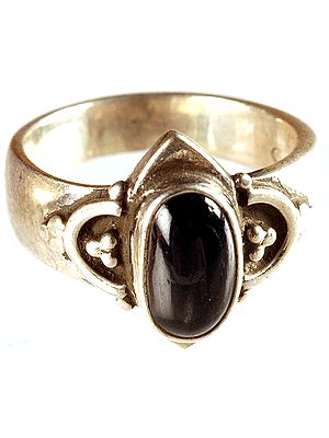 Black Onyx Finger Ring