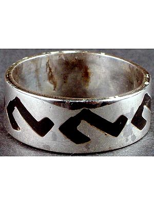 Black Onyx Inlay Ring