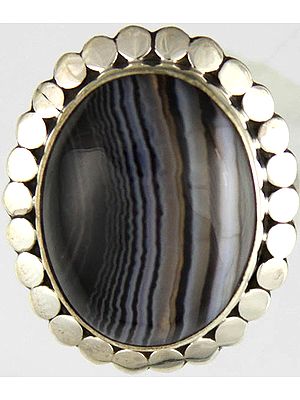 Black Onyx Oval Ring
