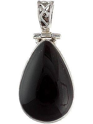 Black Onyx Teardrop Pendant