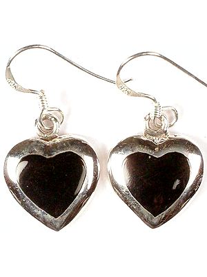 Black Onyx Valentine Earrings