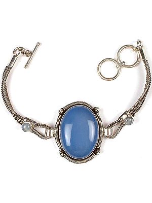 Blue Chalcedony Bracelet