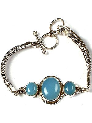 Blue Chalcedony Bracelet
